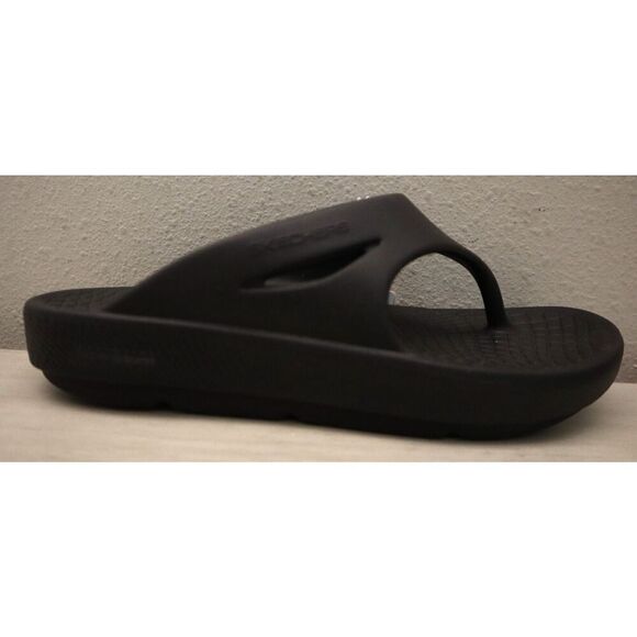 Skechers 141701 Women's Sz 9 Black Contend Go Recover Refresh Thong Sandals - Picture 6 of 8